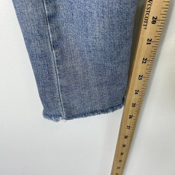 Levis Wedgie Skinny Jeans Womens Size 28 Button Fly High Rise Crop Ankle - Picture 7 of 13
